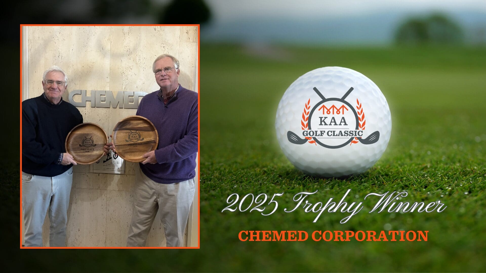 2025 KAA Golf Classic Trophy Winner — Chemed Corporation